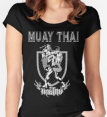 Muay Thai Women's Fitted Scoop T-Shirt