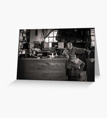 THE HATTER Greeting Card