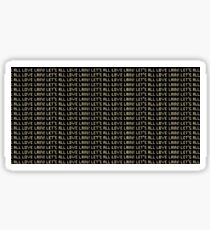 lets all love lain Sticker