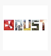 Rust Game Logo Photographic Print