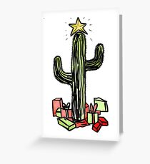 Xmas Saguaro Greeting Card