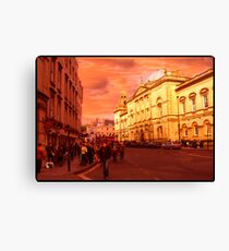 The street of bath Canvas Print