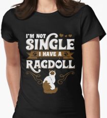 Ragdoll Cat Animal Kitten Women's Fitted T-Shirt