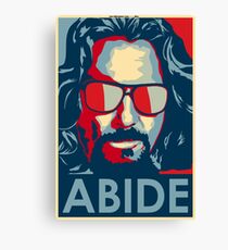Abide - The Dude Tee T-Shirt Canvas Print