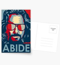 Abide - The Dude Tee T-Shirt Postcards