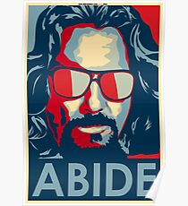 Abide - The Dude Tee T-Shirt Poster