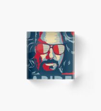 Abide - The Dude Tee T-Shirt Acrylic Block