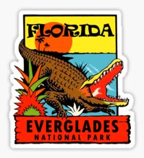 Everglades National Park Florida Vintage Travel Decal Sticker