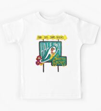 Hale'iwa Nordufer Zeichen - FRAU / ZEICHNUNG Kinder T-Shirt