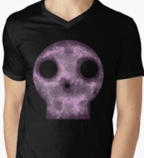 Purple Skull Decay Men's V-Neck T-Shirt