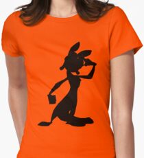Daxter Silhouette - Black Women's Fitted T-Shirt