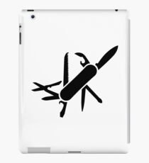 Black Army knife iPad Case/Skin