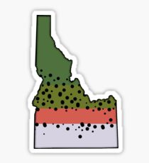 Pegatina Idaho Rainbow Trout Love