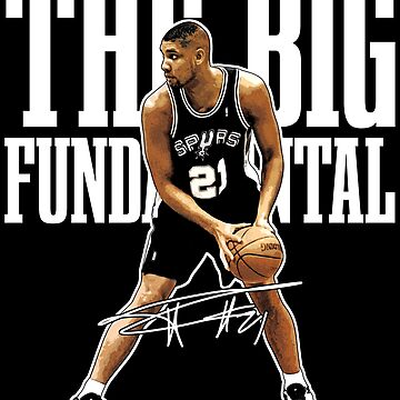 Tim Duncan The Big Fundamental Basketball Legend Signature Vintage