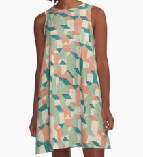 Little House Pattern (Set 02) A-Line Dress