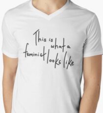 This is what a feminist looks like Men's V-Neck T-Shirt