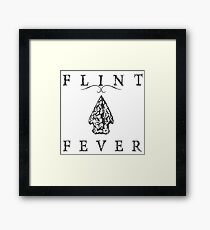 Flint Fever & Arrowhead Framed Print