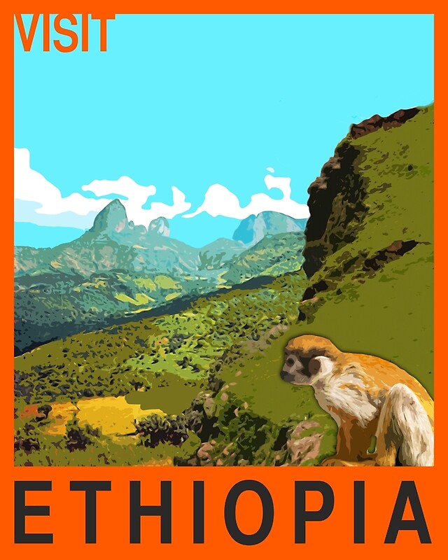 ethiopia travel poster