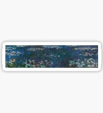Claude Monet - The Water Lilies - Green Reflections (1915 - 1926) Sticker