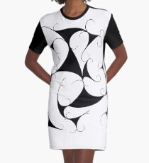 Kalatonius V1 - fancy grapevine / black Graphic T-Shirt Dress