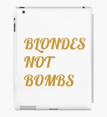 Flight of the Conchords Blondes Not Bombs iPad Case/Skin