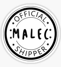 Official Malec Shipper Sticker