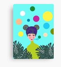 Playful Girl Canvas Print