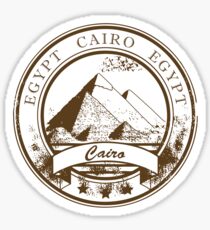 Cairo Egypt Travel Destination Sticker