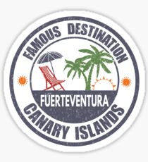 Fuerteventura Canary Islands Spain Travel Destination Sticker