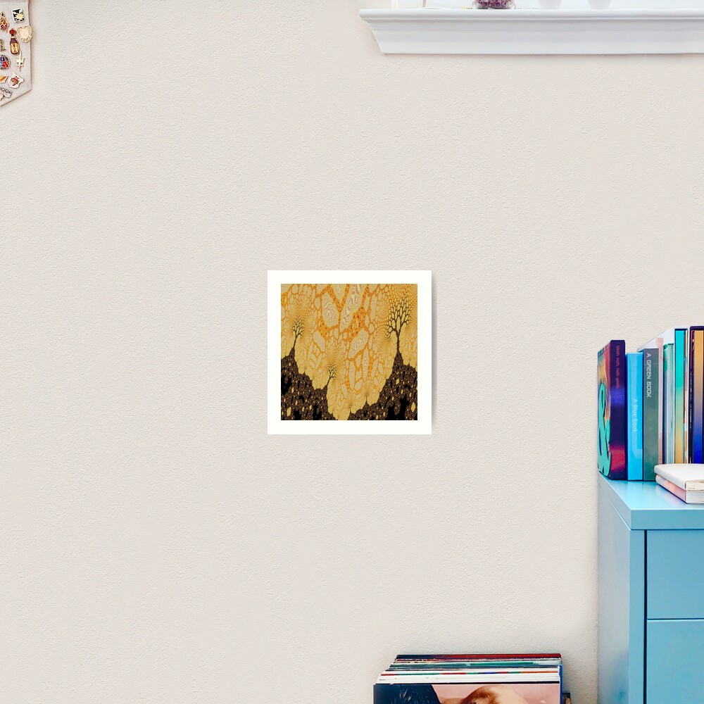 Tree Valley Art Print