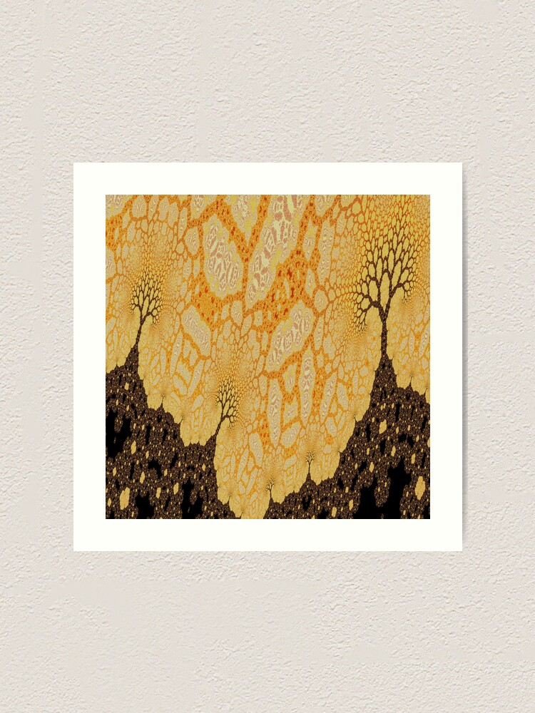 Alternate view of Tree Valley Art Print