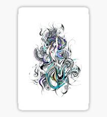 celestial mermaid Sticker