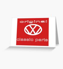 original vw classic parts Greeting Card