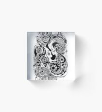 Cosmic love Acrylic Block