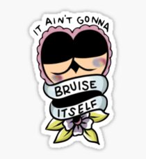 roller derby bruises Sticker
