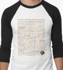 Shakespeare's Insults Collection - Revised Edition (by incognita) Men's Baseball ¾ T-Shirt
