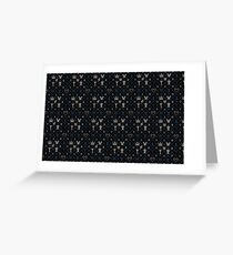 KH pattern Greeting Card