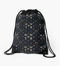 KH pattern Drawstring Bag