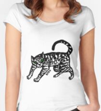 White Tiger Women's Fitted Scoop T-Shirt