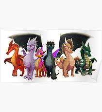 Wings of Fire - Jade Winglet Poster