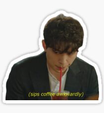 Grim Reaper and His Coffee Sticker