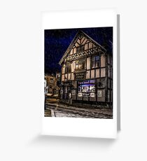 Northwich at night 14 Greeting Card