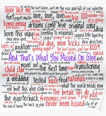 And That's What You Missed On Glee - Episodes Poster