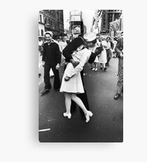 V-J Day in Times Square Canvas Print