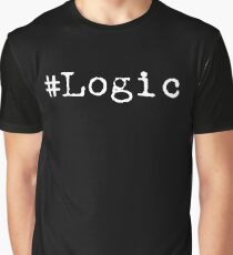 #Logic white Graphic T-Shirt