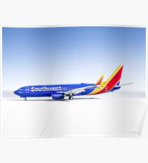 Boeing Southwest Airlines Poster
