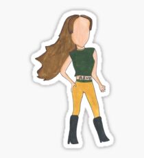 Hand Drawn Bea Miller crop top and boots by arielleb610 Sticker