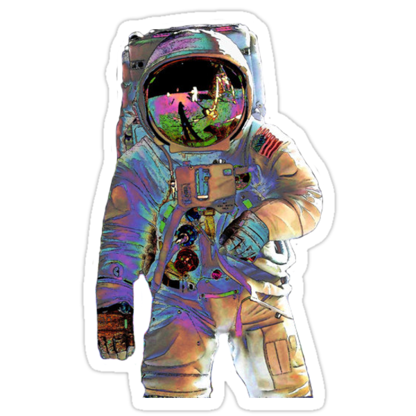 Astronaut Stickers By Enocescobar0 Redbubble