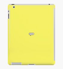 What Would Jim Kirk Do? (yellow) iPad Case/Skin