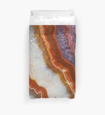 Rusty Amethyst Agate Duvet Cover